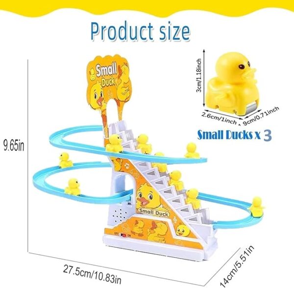 Duck Slide Toy Set, Musical Toy For Toddler [ Duck Slide Toy Set] - Image 2